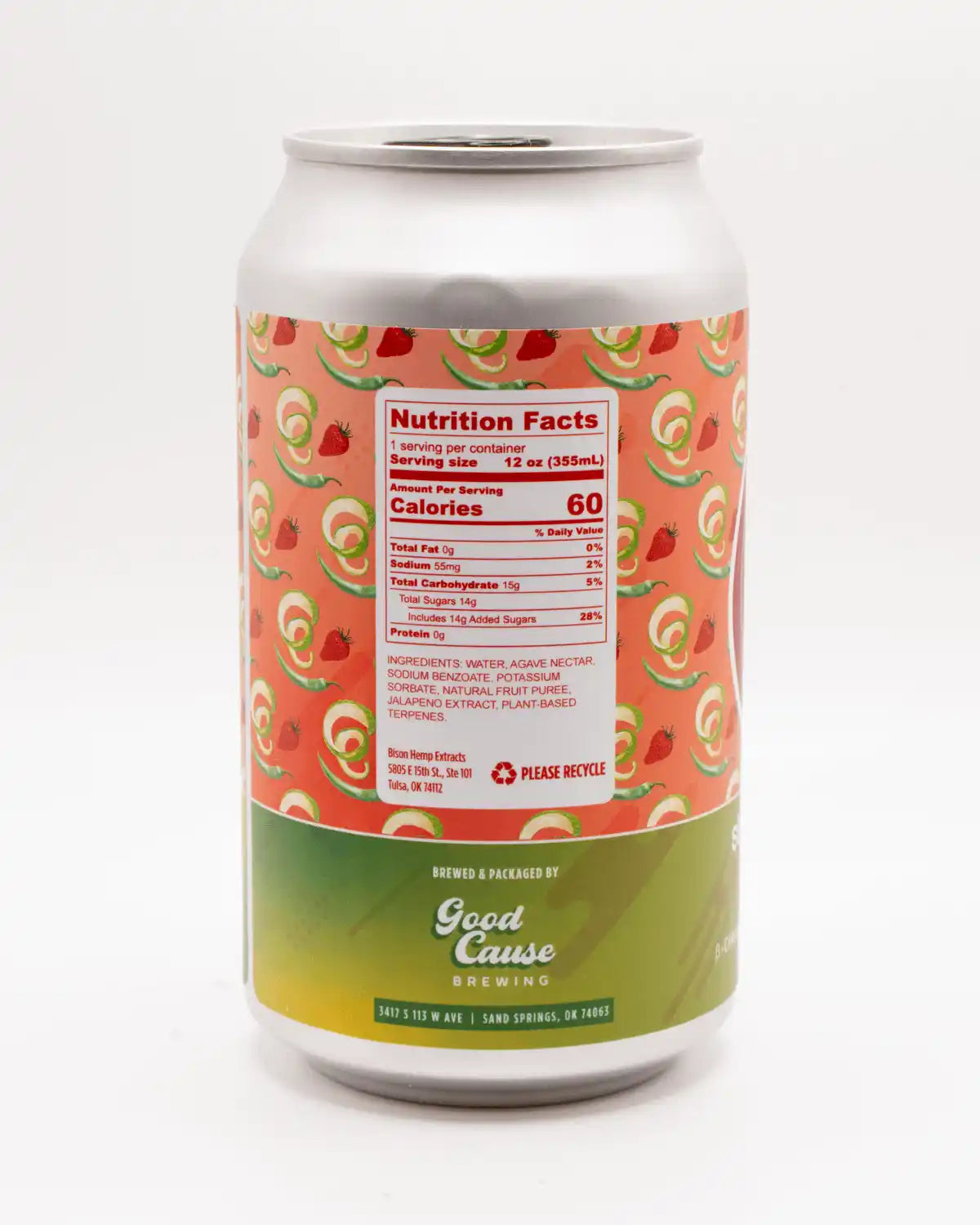 Strawberry Lime Jalapeño - Terpene Tonic (4/6 pack or 24 case)