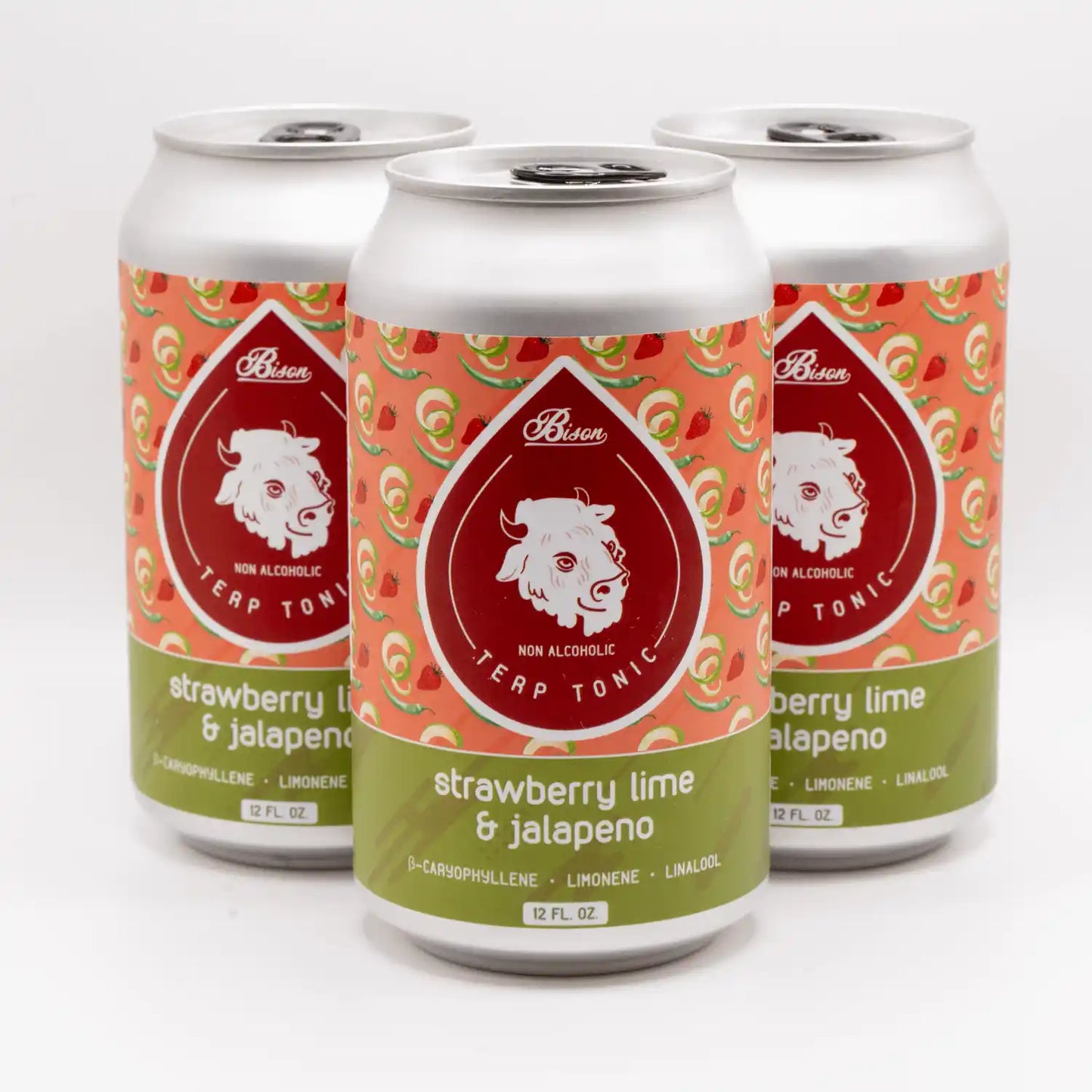 Strawberry Lime Jalapeño - Terpene Tonic (4/6 pack or 24 case)