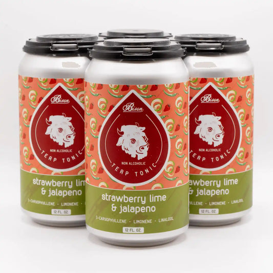 Strawberry Lime Jalapeño - Terpene Tonic (4/6 pack or 24 case)