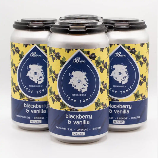 Blackberry Vanilla - Terpene Tonic (4/6 Pack or 24 Case)