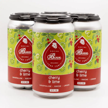 Cherry Lime - Terpene Tonic (4/6 Pack or 24 Case)